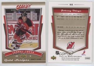 2007-08 Upper Deck MVP Gold Scripts /100 Johnny Oduya #98