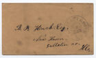 Années 1850 Pleasant Grove MD nom de comté couverture sans timbres Zevely [6227]