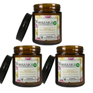 3x Air Wick Botanica Wax-Duftkerze im Glas Vanille & Himalaya-Magnolie 205g - Bild 1 von 1