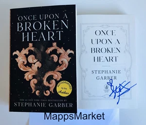Once Upon a Broken Heart SIGNED by Stephanie Garber (2023, Trade PB) w Purple💜 - Picture 1 of 14