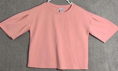 Ellen Tracy Top 女式超小号短袖套衫衬衫 — 第 1/4 张图片