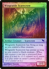 Wingrattle Scarecrow FOIL Shadowmoor PLD Artifact Common MAGIC CARD ABUGames