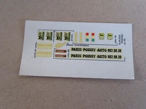 847O Board Sticker Solido 69 Alfa South Trophy Adv Sev Marchal 1:43 - Picture 1 of 3