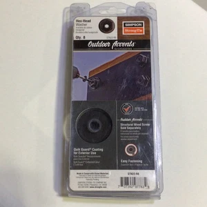 PACK 8  Simpson Strong Tie  STN22-R8  Hex-Head Washer for Exterior Use - Picture 1 of 4