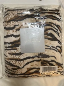Cozelle luxury Plush Wrap Tiger Print One Size - Picture 1 of 4