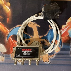 Antronix AMP MRA4-8/AC Szerokopasmowy wzmacniacz sygnału telewizji kablowej z zasilaczem - Zdjęcie 1 z 4
