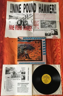 NINE POUND HAMMER Hayseed Timebomb LP Garage Rock CRYPT Poster PUNK 1st Press 94 - Bild 1 von 4