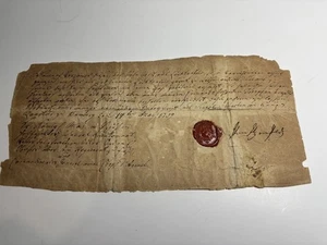 1759 Bamberger Militärbrief mit rotem Wachssiegel antik 18. Jh. deutsche Urkunde - Bild 1 von 24