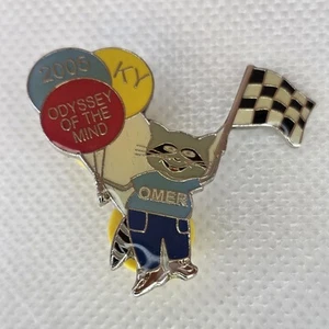 2005 Kentucky Omer Flag Racing Odyssey Of The Mind OotM Lapel Trading Pin - Picture 1 of 2