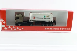 H0 1:87 AWM Modellauto LKW MB Sonderserie Schweiz Scania OVP N61 - Picture 1 of 2