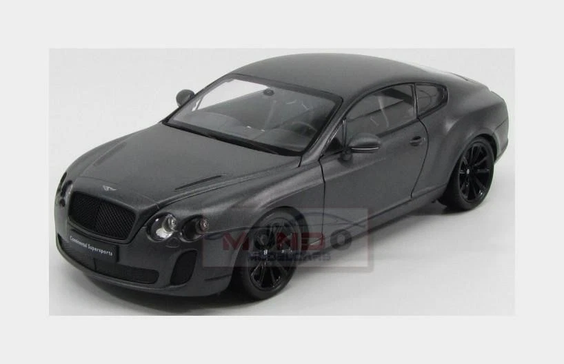 1:18 WELLY Bentley Continental Supersports 2009 Matt Grey Met WE18038MG Model - Image 1 of 2