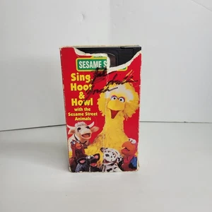 Sesame Songs Sing Hoot and Howl VHS Tape 1991 Sesame Street Big Bird - Picture 1 of 4