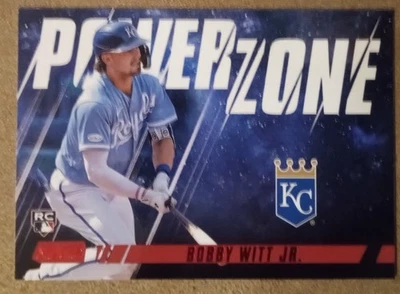 Pack Fresh 2022 Topps Stadium Club Power Zone Bobby Witt Jr. Red Foil Rookie!!!  - Image 1 of 2