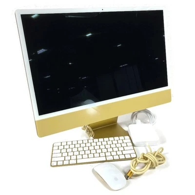 Apple A2438 M1 24" 2021 iMac Oct Core M1 3.2GHz 16GB 512GB SSD w/ KB&M & Power - Image 1 of 4