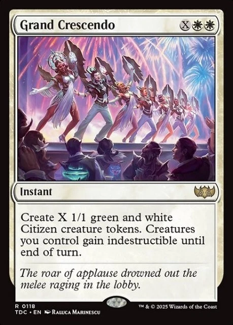 MTG - GRAND CRESCENDO - Tarkir Dragonstorm Com (R) - Image 1 of 1
