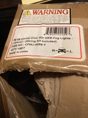 Luces antiniebla Honda Civic 4 puertas OEM nuevas en caja Foto 1 de 4