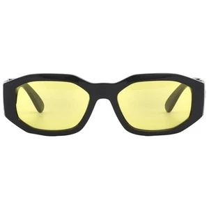 Versace Yellow Geometric Unisex Sunglasses VE4361 GB1/85 53 VE4361 GB1/85 53 - Picture 1 of 5