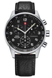 Swiss Military by Chrono SM34012.05 Herrenuhr Chronograph mit Echtlederarmband 5 - Bild 1 von 4