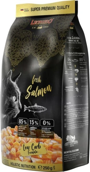 Leonardo Katzentrockenfutter Fresh Salmon 250 g  Katzenfutter - Bild 1 von 1