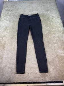 Old Navy Jeans Women 6T Tall Black Rockstar Jeggings Pull On Stretch C935 - Picture 1 of 13