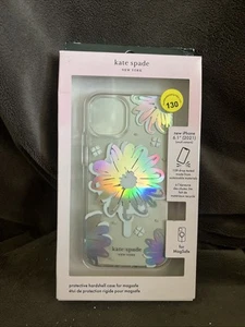 Kate Spade New York Protective Hardshell Case For Magsafe For Iphone 13 Daisy Ir - Picture 1 of 2