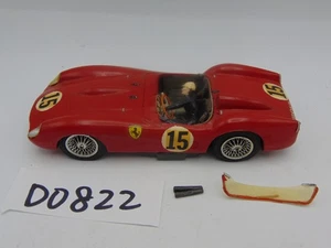 Modellino auto d'epoca in plastica 5" lungo costruito anni 60 rosso Ferrari 250 auto da corsa - Foto 1 di 17