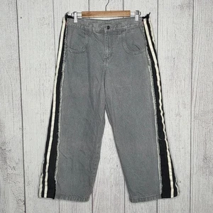 Y2K Jynx Jeans Upcycled Wide Leg Hand Painted Clown Denim Skate Hose - Bild 1 von 6