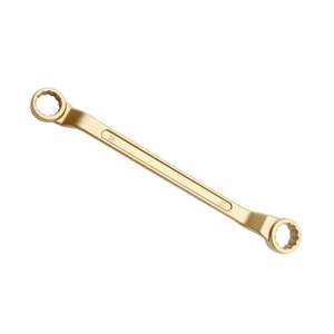 TMAX Non Sparking Beryllium Bronze Offset Box Wrench Double 19mm, 22mm - Picture 1 of 4