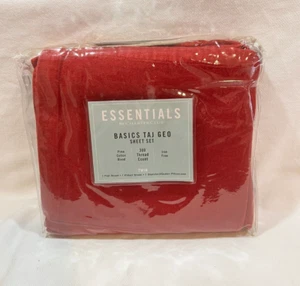 300 Fadenzahl Twin Pima Baumwollmischung Essentials Basic TAJ GEO Lakenset - Bild 1 von 4