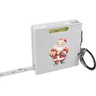 'Cute Christmas Santa With Gift' Keyring Tape Measure (Km00033282)