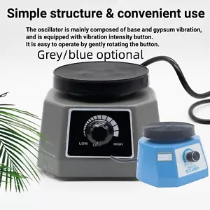 Round Dental Vibrator Variable Speed Lab Shaker Oscillator Vibrating Machine 4" - Picture 1 of 30