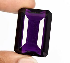 Violet Amethyst 66.40 Ct. Faceted Emerald Cut Loose Gemstone Gift for Birthday