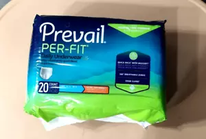 Ropa interior diaria Prevail Per-Fit grande (44"-58") 20 unidades higiene protectora - Imagen 1 de 4