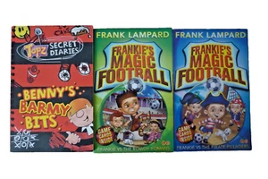 FRANKIES MAGIC FOOTBALL & BENNYS BARMY BITS Book Bundle 3 Items Birthday Gift - Picture 1 of 4