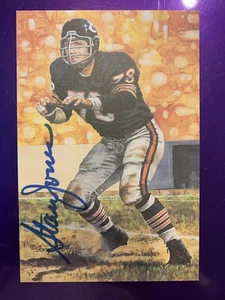 Carta firmata Stan Jones Goal Line Art Chicago Bears 1991 - Foto 1 di 2