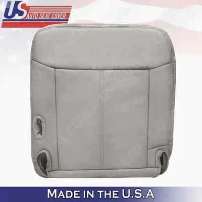 Cubierta de asiento de cuero gris inferior para conductor Lincoln Town Car 2003 a 2011 Foto 1 de 4