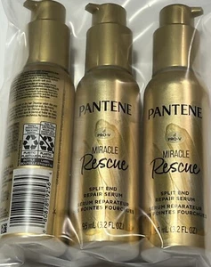 3- 3.2 Oz Pantene Pro-V Miracle Rescue Split End Repair Serum - Picture 1 of 6