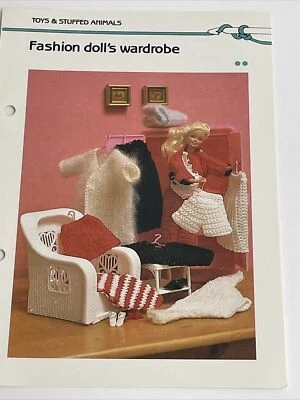 Marshall Cavendish Fashion Dolls Wardrobe  Crochet Pattern  - Image 1 of 4