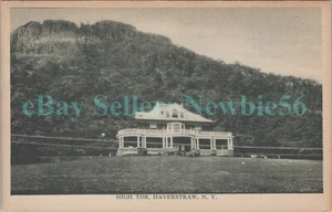Haverstraw NY - MANSION BELOW HIGH TOR MOUNTAIN - Postcard Rockland County - Picture 1 of 2