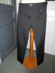 WIE NEU! Designer Hose ELISABETTA FRANCHI gr 36 (IT 42) pantalone schwarz luxus - Bild 1 von 7
