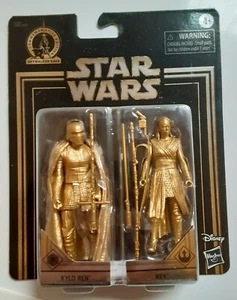 **NEW** STAR WARS Skywalker Saga Commemorative Edition Gold KYLO REN - REY - Picture 1 of 6