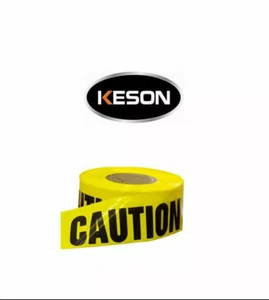 Keson BT300 Caution Tape 3" x 300 Feet Single Roll - Picture 1 of 1