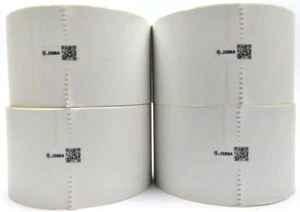 Zebra 4" x 6" Z-Perform 2000T Labels Thermal 10000281 Genuine OEM - 4 Rolls - Zdjęcie 1 z 5