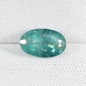 1.76 ct ULTRA RARE ! GLOW GREENISH BLUE  NATURAL GRANDIDIERITE Oval  See Vdo PK - Picture 1 of 2