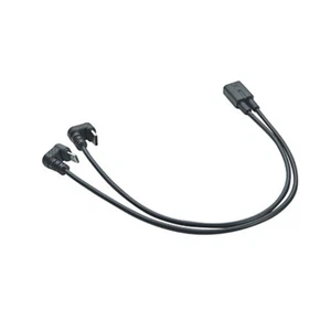 Micro USB Female to Micro + USB 3.1 C Male U Shaped Angle Adapter Splitter Cable - Picture 1 of 9