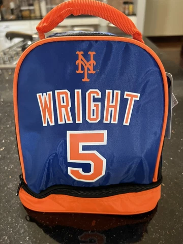 New York Mets Wright #5 duel compartment lunchbag Cooler Foco Cover