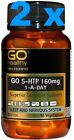 2 X Go Healthy Go 5-Htp 160Mg Capsules 30 Super Serotonin Supports