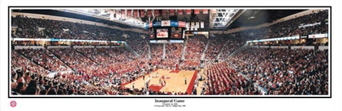 Maryland Terrapins Basketball INAUGURAL GAME (2002) Panoramic POSTER Print Cover