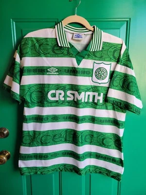 Vintage Umbro FC Celtic 1995-1997 Home Football Shirt Soccer Jersey Size XL - Image 1 of 4