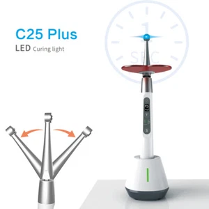 360°Rotation Dental Cordless Curing Light 1 Sec Cure Detecting Caries C25Plus CE - Picture 1 of 24